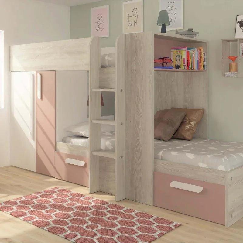 Barca Bunk Beds with Storage, Drawers, Wardrobe & Shelves